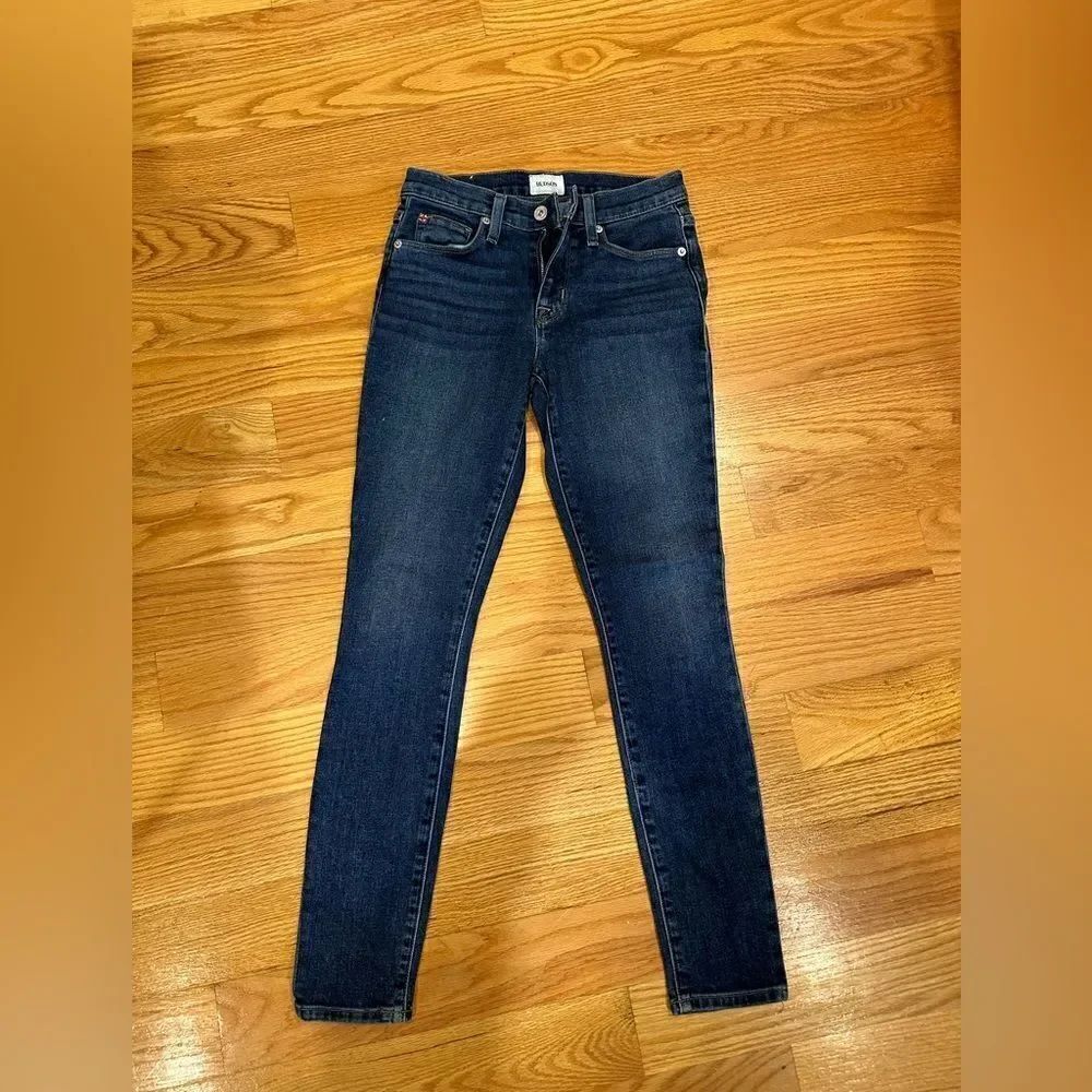 Hudson size 24 blue skinny jeans high rise Blair
